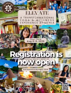 ⛰️ELEVATE: Yoga & Wellness Retreat — Registration Now Open 🧘🏻‍♀️🧘🏼🧘🏽‍♂️

Menla Retraat & Dewa Spa, Catskills, NY
August 6–9, 2026

Set your wellness intention for 2026 and join us for four deeply nourishing days of connection, restoration, and inspiration. This retreat weaves together
Yoga • Alexander Technique • Spa • Sound Bath • Bonfire
—all held in the sacred, serene beauty of Menla. 🌿

This marks our ninth retreat and our fourth time returning to Menla, a place that continues to hold and elevate our community in powerful ways.

⭐️ Spaces are limited
⭐️ Book your retreat today

The place is HERE. The time is NOW.
Are you ready to ELEVATE?

#ElevateRetreat #Menla #CatskillsRetreat #SoundBath #HereAndNowYoga 🙏🏼