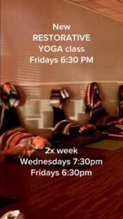 ❤️ More Restorative Yoga is here 😌

Because sometimes the best thing you can do… is slow down.

🕯 Wednesdays 7:30 PM
Restorative Yoga with Micheline DeBono

🌙 Fridays 6:30 PM
NEW 6-week Restorative Series with Asha Kumar
💆🏻‍♀️
Deep rest. Gentle support. Total reset.

Drop in Wednesdays or join the Friday series.
🌸Here and Now Yoga, Wellness & Arts Collective
22 Verbena Ave., Floral Park, NY
#restorativeyoga #floralpark #hereandnowyoga #floralparkny #floralparkmoms 😌