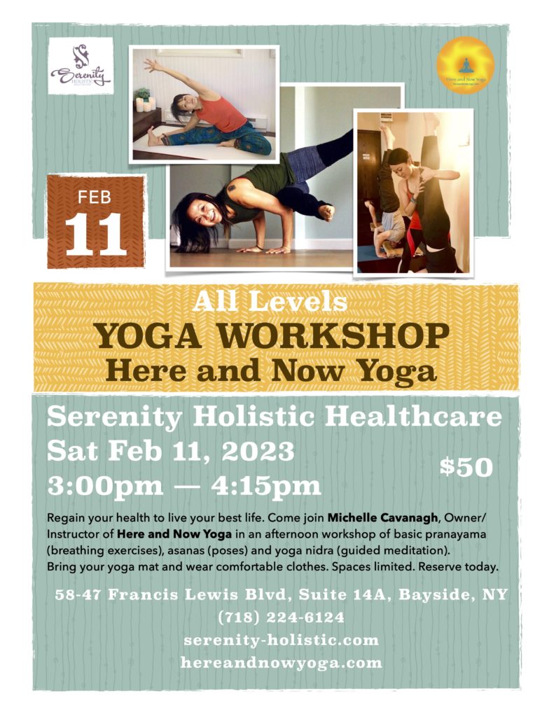 Serenity Holistic Yoga Workshop