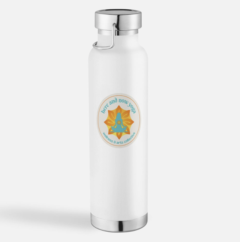 Water Bottle ~ Stainless Steel Wide-Mouth Insulated ~ 22 oz.